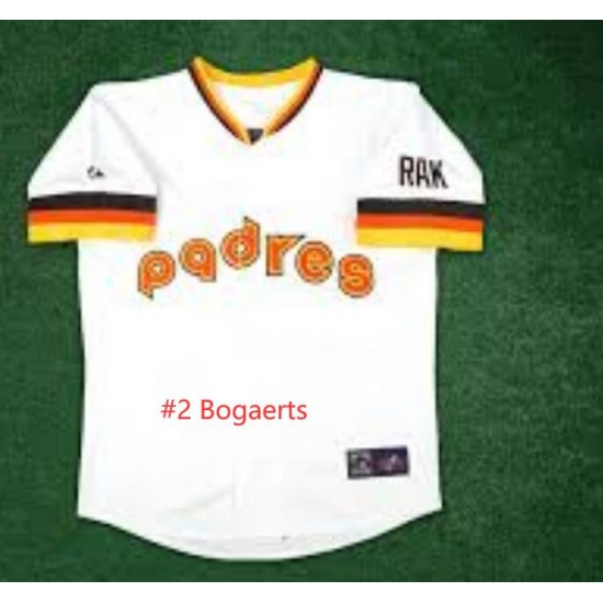 Men San Diego Padres 2 Xander Bogaerts Cooperstown Collection White Baseball Jersey Men San Diego Padres 2 Xander Bogaerts Cooperstown Collection White Baseball Jersey