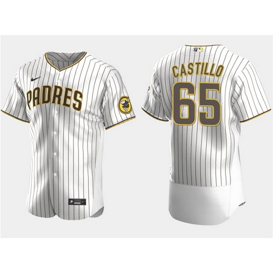Men San Diego Padres 65 Jos E9 Castillo White Flex Base Stitched Baseball Jersey Men San Diego Padres 65 Jos E9 Castillo White Flex Base Stitched Baseball Jersey