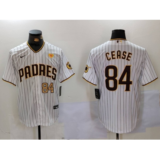 Men San Diego Padres 84 White With PS Patch Cool Base Stitched Baseball Jersey 6 Men San Diego Padres 84 White With PS Patch Cool Base Stitched Baseball Jersey 6