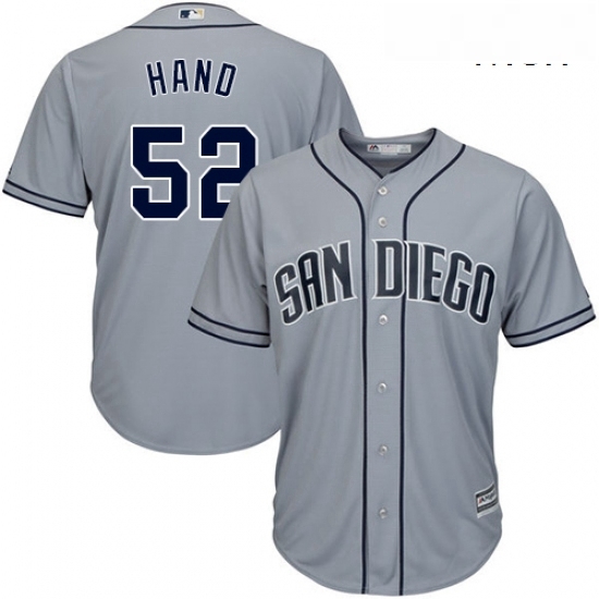 Mens Majestic San Diego Padres 52 Brad Hand Authentic Grey Road Cool Base MLB Jersey Mens Majestic San Diego Padres 52 Brad Hand Authentic Grey Road Cool Base MLB Jersey