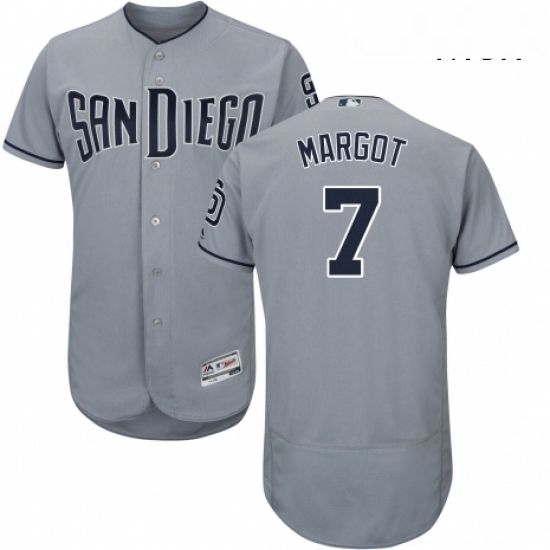Mens Majestic San Diego Padres 7 Manuel Margot Authentic Grey Road Cool Base MLB Jersey Mens Majestic San Diego Padres 7 Manuel Margot Authentic Grey Road Cool Base MLB Jersey