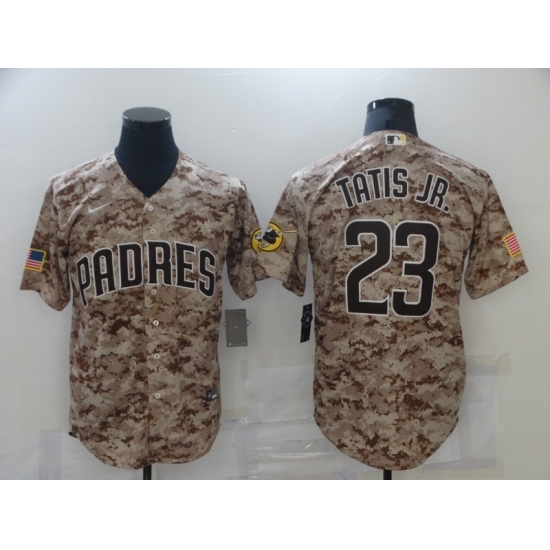 Men's San Diego Padres #23 Fernando Tatis Jr. Authentic Camo Realtree Collection Jersey Men's San Diego Padres #23 Fernando Tatis Jr. Authentic Camo Realtree Collection Jersey