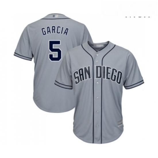 Mens San Diego Padres 5 Greg Garcia Replica Grey Road Cool Base Baseball Jersey Mens San Diego Padres 5 Greg Garcia Replica Grey Road Cool Base Baseball Jersey
