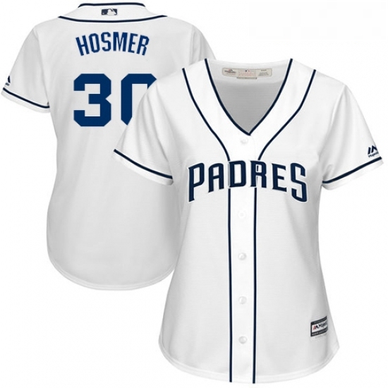 Womens Majestic San Diego Padres 30 Eric Hosmer Authentic White Home Cool Base MLB Jersey Womens Majestic San Diego Padres 30 Eric Hosmer Authentic White Home Cool Base MLB Jersey