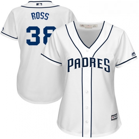 Womens Majestic San Diego Padres 38 Tyson Ross Replica White Home Cool Base MLB Jersey Womens Majestic San Diego Padres 38 Tyson Ross Replica White Home Cool Base MLB Jersey
