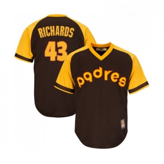 Youth San Diego Padres 43 Garrett Richards Replica Brown Alternate Cooperstown Cool Base Baseball Jersey Youth San Diego Padres 43 Garrett Richards Replica Brown Alternate Cooperstown Cool Base Baseball Jersey