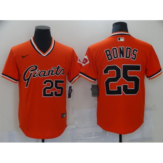 Men San Francisco Giants 25 Barry Bonds Orange Game Nike 2021 MLB Jersey Men San Francisco Giants 25 Barry Bonds Orange Game Nike 2021 MLB Jersey