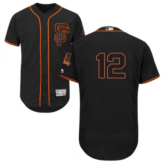 Mens Majestic San Francisco Giants 12 Joe Panik Black Alternate Flex Base Authentic Collection MLB Jersey Mens Majestic San Francisco Giants 12 Joe Panik Black Alternate Flex Base Authentic Collection MLB Jersey