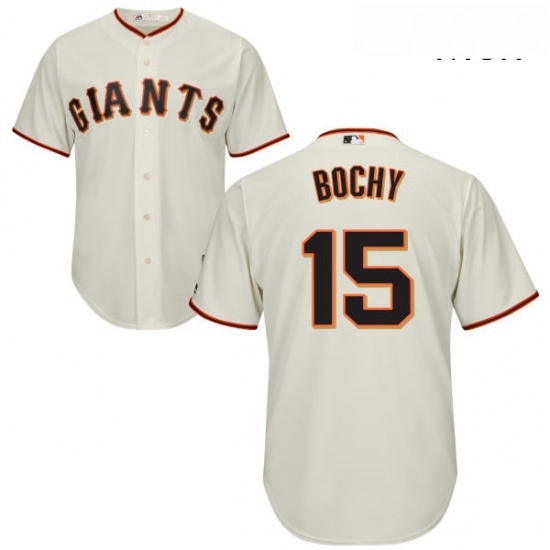 Mens Majestic San Francisco Giants 15 Bruce Bochy Replica Cream Home Cool Base MLB Jersey Mens Majestic San Francisco Giants 15 Bruce Bochy Replica Cream Home Cool Base MLB Jersey