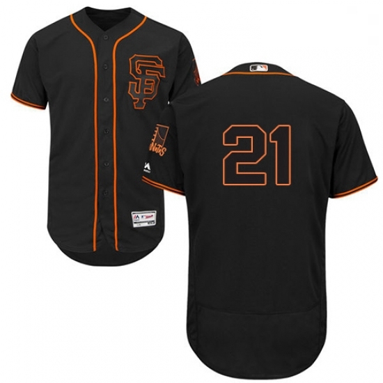 Mens Majestic San Francisco Giants 21 Deion Sanders Black Alternate Flex Base Authentic Collection MLB Jersey Mens Majestic San Francisco Giants 21 Deion Sanders Black Alternate Flex Base Authentic Collection MLB Jersey