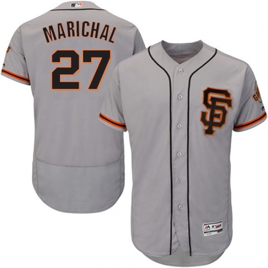 Mens Majestic San Francisco Giants 27 Juan Marichal Grey Alternate Flex Base Authentic Collection MLB Jersey Mens Majestic San Francisco Giants 27 Juan Marichal Grey Alternate Flex Base Authentic Collection MLB Jersey