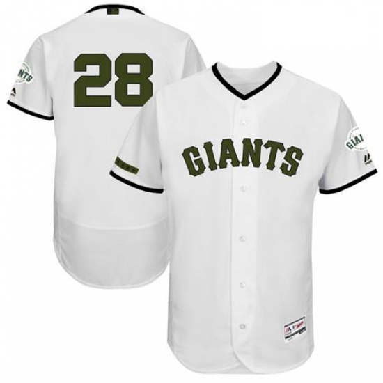 Mens Majestic San Francisco Giants 28 Buster Posey White Memorial Day Authentic Collection MLB Jersey Flex Base Mens Majestic San Francisco Giants 28 Buster Posey White Memorial Day Authentic Collection MLB Jersey Flex Base