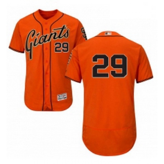 Mens Majestic San Francisco Giants 29 Jeff Samardzija Orange Alternate Flex Base Authentic Collection MLB Jersey Mens Majestic San Francisco Giants 29 Jeff Samardzija Orange Alternate Flex Base Authentic Collection MLB Jersey