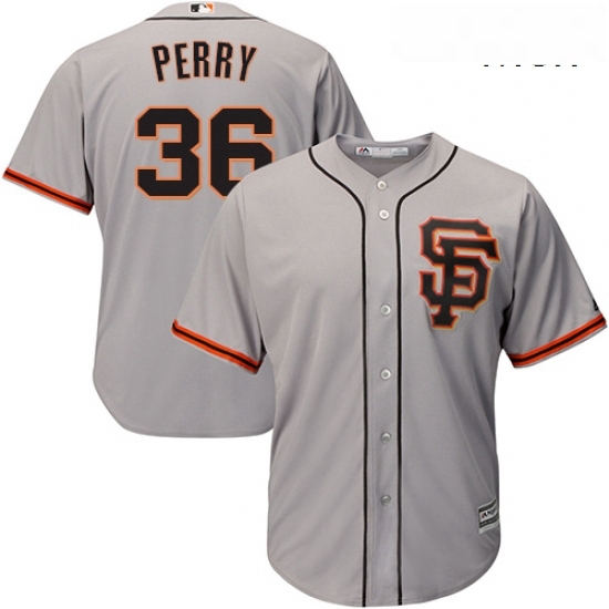 Mens Majestic San Francisco Giants 36 Gaylord Perry Replica Grey Road 2 Cool Base MLB Jersey Mens Majestic San Francisco Giants 36 Gaylord Perry Replica Grey Road 2 Cool Base MLB Jersey