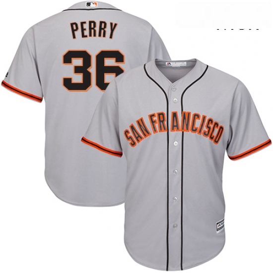 Mens Majestic San Francisco Giants 36 Gaylord Perry Replica Grey Road Cool Base MLB Jersey Mens Majestic San Francisco Giants 36 Gaylord Perry Replica Grey Road Cool Base MLB Jersey
