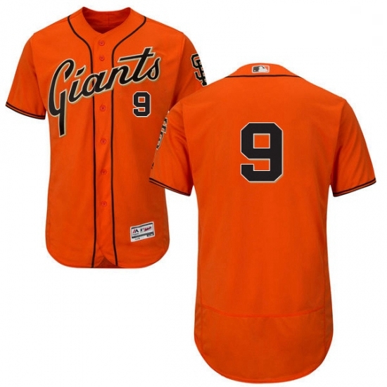 Mens Majestic San Francisco Giants 9 Matt Williams Orange Alternate Flex Base Authentic Collection MLB Jersey Mens Majestic San Francisco Giants 9 Matt Williams Orange Alternate Flex Base Authentic Collection MLB Jersey