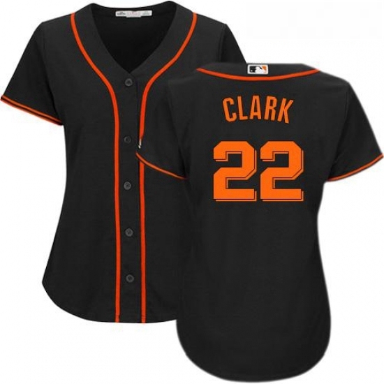 Womens Majestic San Francisco Giants 22 Will Clark Authentic Black Alternate Cool Base MLB Jersey Womens Majestic San Francisco Giants 22 Will Clark Authentic Black Alternate Cool Base MLB Jersey