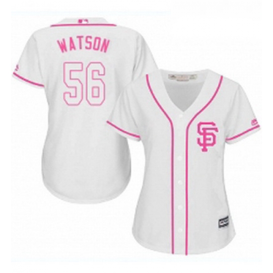 Womens Majestic San Francisco Giants 56 Tony Watson Authentic White Fashion Cool Base MLB Jersey Womens Majestic San Francisco Giants 56 Tony Watson Authentic White Fashion Cool Base MLB Jersey