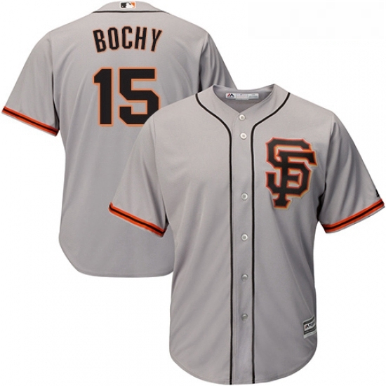 Youth Majestic San Francisco Giants 15 Bruce Bochy Authentic Grey Road 2 Cool Base MLB Jersey Youth Majestic San Francisco Giants 15 Bruce Bochy Authentic Grey Road 2 Cool Base MLB Jersey