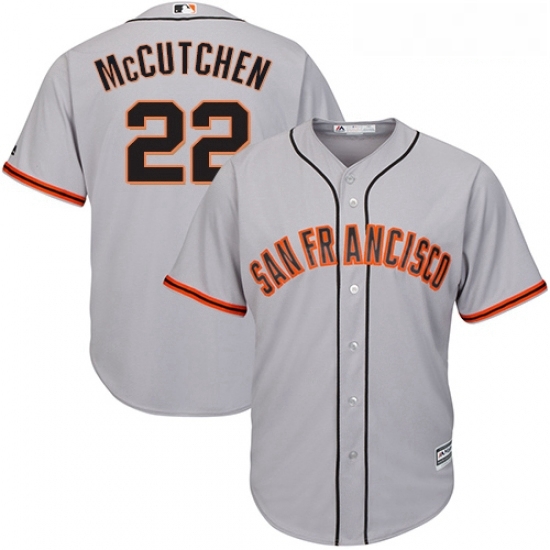 Youth Majestic San Francisco Giants 22 Andrew McCutchen Replica Grey Road Cool Base MLB Jersey Youth Majestic San Francisco Giants 22 Andrew McCutchen Replica Grey Road Cool Base MLB Jersey