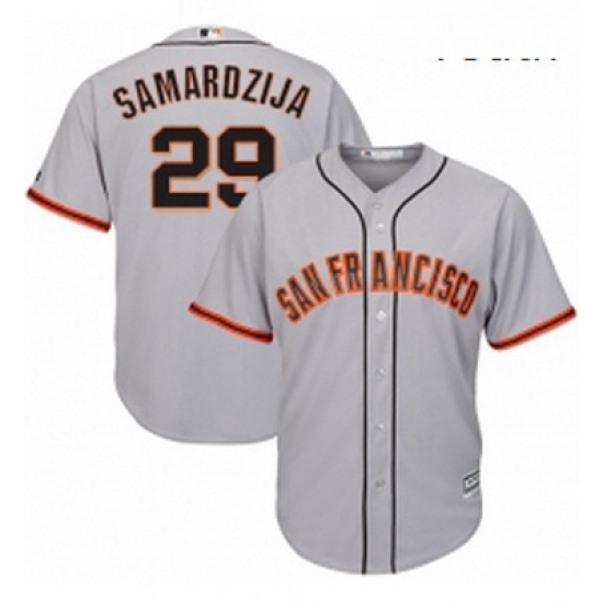 Youth Majestic San Francisco Giants 29 Jeff Samardzija Authentic Grey Road Cool Base MLB Jersey Youth Majestic San Francisco Giants 29 Jeff Samardzija Authentic Grey Road Cool Base MLB Jersey