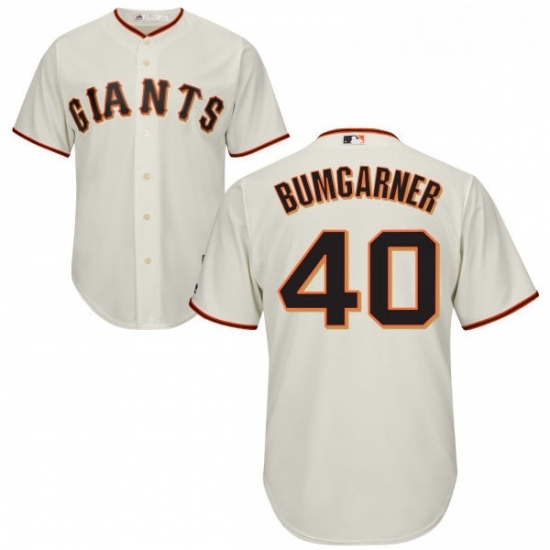 Youth Majestic San Francisco Giants 40 Madison Bumgarner Authentic Cream Home Cool Base MLB Jersey Youth Majestic San Francisco Giants 40 Madison Bumgarner Authentic Cream Home Cool Base MLB Jersey