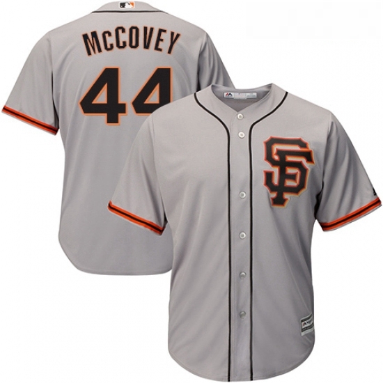 Youth Majestic San Francisco Giants 44 Willie McCovey Authentic Grey Road 2 Cool Base MLB Jersey Youth Majestic San Francisco Giants 44 Willie McCovey Authentic Grey Road 2 Cool Base MLB Jersey