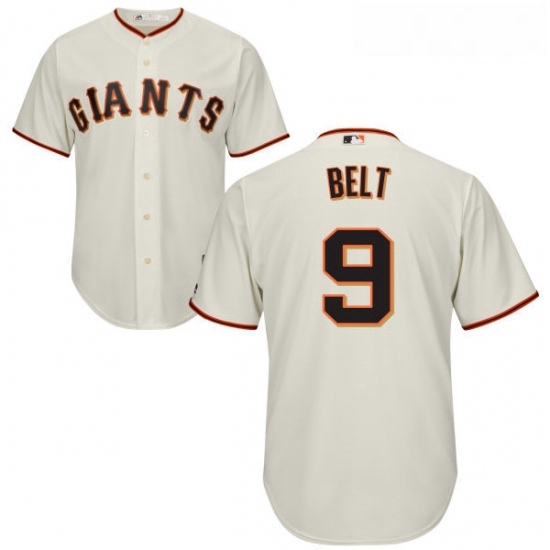 Youth Majestic San Francisco Giants 9 Brandon Belt Replica Cream Home Cool Base MLB Jersey Youth Majestic San Francisco Giants 9 Brandon Belt Replica Cream Home Cool Base MLB Jersey