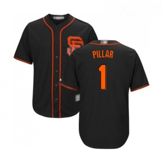 Youth San Francisco Giants 1 Kevin Pillar Replica Black Alternate Cool Base Baseball Jersey Youth San Francisco Giants 1 Kevin Pillar Replica Black Alternate Cool Base Baseball Jersey
