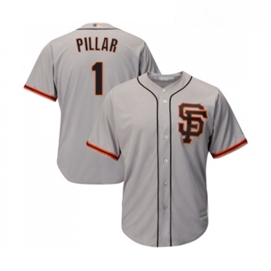 Youth San Francisco Giants 1 Kevin Pillar Replica Grey Road 2 Cool Base Baseball Jersey Youth San Francisco Giants 1 Kevin Pillar Replica Grey Road 2 Cool Base Baseball Jersey