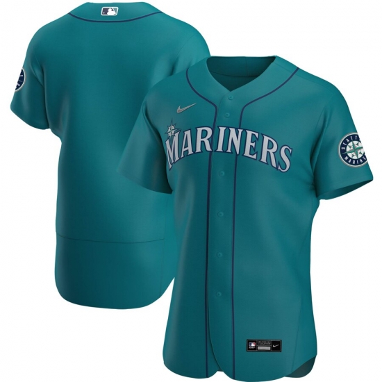 Men Seattle Mariners Men Nike Aqua Alternate 2020 Flex Base Official Team MLB Jersey Men Seattle Mariners Men Nike Aqua Alternate 2020 Flex Base Official Team MLB Jersey