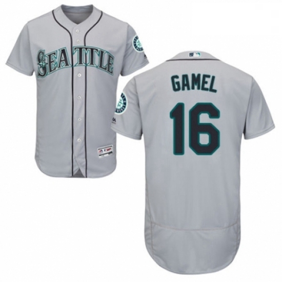 Mens Majestic Seattle Mariners 16 Ben Gamel Grey Road Flex Base Authentic Collection MLB Jersey Mens Majestic Seattle Mariners 16 Ben Gamel Grey Road Flex Base Authentic Collection MLB Jersey