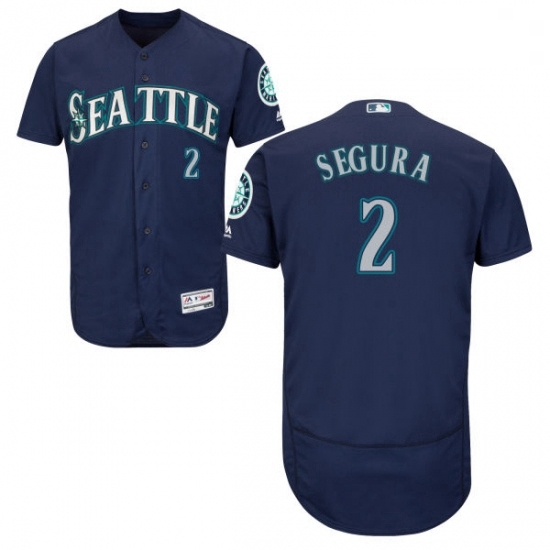 Mens Majestic Seattle Mariners 2 Jean Segura Navy Blue Flexbase Authentic Collection MLB Jersey Mens Majestic Seattle Mariners 2 Jean Segura Navy Blue Flexbase Authentic Collection MLB Jersey