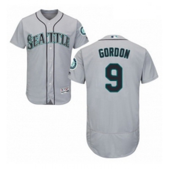 Mens Majestic Seattle Mariners 9 Dee Gordon Grey Road Flex Base Authentic Collection MLB Jersey Mens Majestic Seattle Mariners 9 Dee Gordon Grey Road Flex Base Authentic Collection MLB Jersey