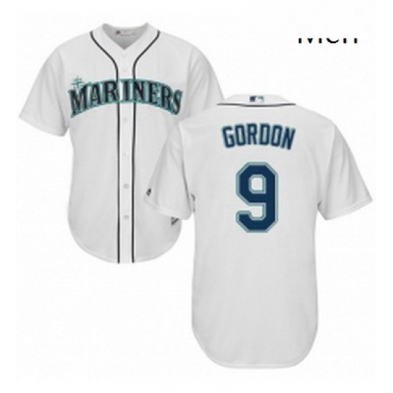 Mens Majestic Seattle Mariners 9 Dee Gordon Replica White Home Cool Base MLB Jersey Mens Majestic Seattle Mariners 9 Dee Gordon Replica White Home Cool Base MLB Jersey