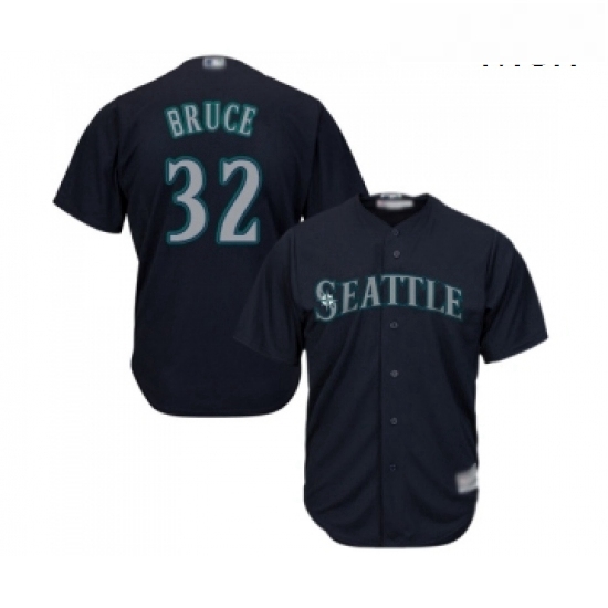 Mens Seattle Mariners 32 Jay Bruce Replica Navy Blue Alternate 2 Cool Base Baseball Jersey Mens Seattle Mariners 32 Jay Bruce Replica Navy Blue Alternate 2 Cool Base Baseball Jersey