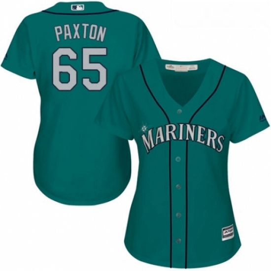 Womens Majestic Seattle Mariners 65 James Paxton Authentic Teal Green Alternate Cool Base MLB Jersey Womens Majestic Seattle Mariners 65 James Paxton Authentic Teal Green Alternate Cool Base MLB Jersey