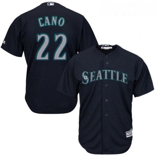 Youth Majestic Seattle Mariners 22 Robinson Cano Authentic Navy Blue Alternate 2 Cool Base MLB Jersey Youth Majestic Seattle Mariners 22 Robinson Cano Authentic Navy Blue Alternate 2 Cool Base MLB Jersey