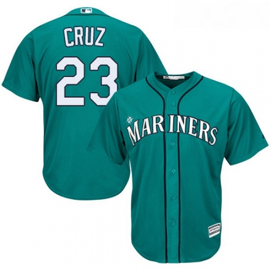 Youth Majestic Seattle Mariners 23 Nelson Cruz Replica Teal Green Alternate Cool Base MLB Jersey Youth Majestic Seattle Mariners 23 Nelson Cruz Replica Teal Green Alternate Cool Base MLB Jersey