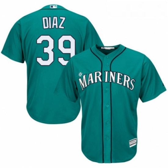 Youth Majestic Seattle Mariners 39 Edwin Diaz Authentic Teal Green Alternate Cool Base MLB Jersey Youth Majestic Seattle Mariners 39 Edwin Diaz Authentic Teal Green Alternate Cool Base MLB Jersey