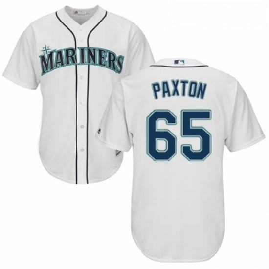 Youth Majestic Seattle Mariners 65 James Paxton Authentic White Home Cool Base MLB Jersey Youth Majestic Seattle Mariners 65 James Paxton Authentic White Home Cool Base MLB Jersey