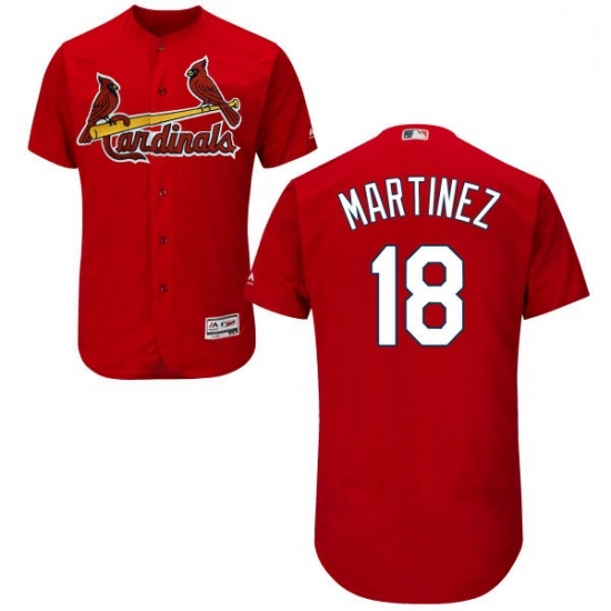 Mens Majestic St Louis Cardinals 18 Carlos Martinez Red Alternate Flex Base Authentic Collection MLB Jersey Mens Majestic St Louis Cardinals 18 Carlos Martinez Red Alternate Flex Base Authentic Collection MLB Jersey