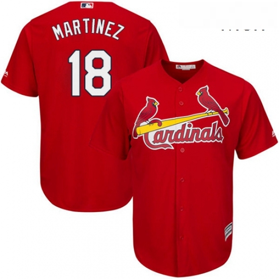 Mens Majestic St Louis Cardinals 18 Carlos Martinez Replica Red Alternate Cool Base MLB Jersey Mens Majestic St Louis Cardinals 18 Carlos Martinez Replica Red Alternate Cool Base MLB Jersey
