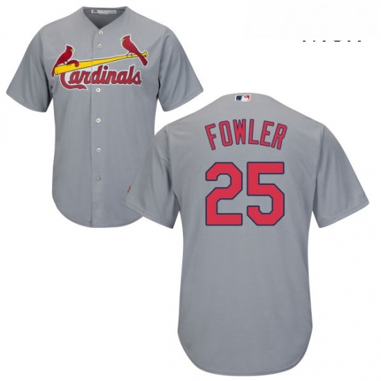 Mens Majestic St Louis Cardinals 25 Dexter Fowler Replica Grey Road Cool Base MLB Jersey Mens Majestic St Louis Cardinals 25 Dexter Fowler Replica Grey Road Cool Base MLB Jersey