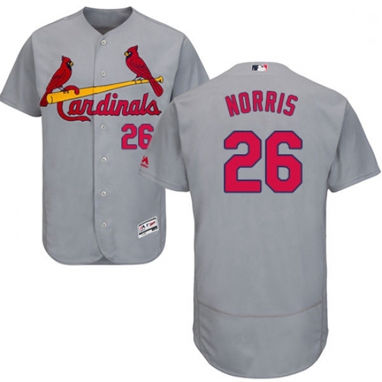 Mens Majestic St Louis Cardinals 26 Bud Norris Grey Road Flex Base Authentic Collection MLB Jersey Mens Majestic St Louis Cardinals 26 Bud Norris Grey Road Flex Base Authentic Collection MLB Jersey