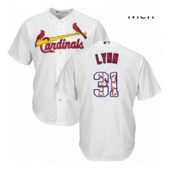 Mens Majestic St Louis Cardinals 31 Lance Lynn Authentic White Team Logo Fashion Cool Base MLB Jersey Mens Majestic St Louis Cardinals 31 Lance Lynn Authentic White Team Logo Fashion Cool Base MLB Jersey
