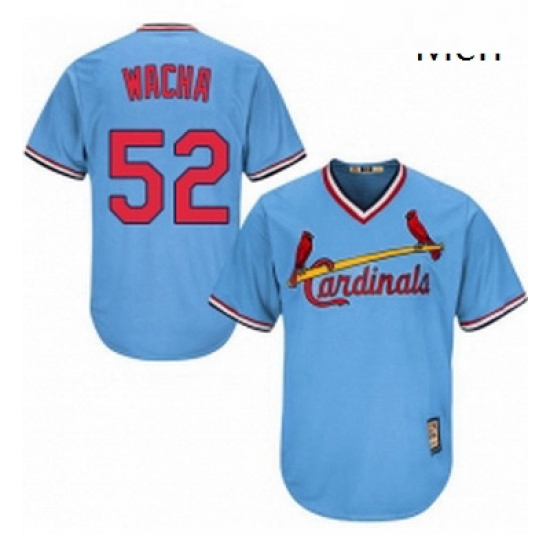 Mens Majestic St Louis Cardinals 52 Michael Wacha Replica Light Blue Cooperstown MLB Jersey Mens Majestic St Louis Cardinals 52 Michael Wacha Replica Light Blue Cooperstown MLB Jersey