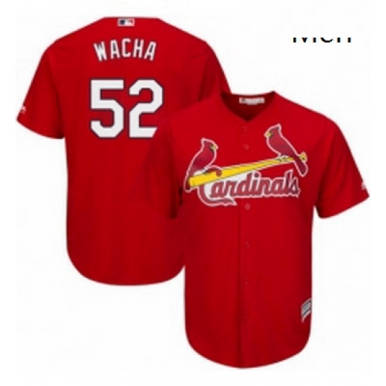 Mens Majestic St Louis Cardinals 52 Michael Wacha Replica Red Cool Base MLB Jersey Mens Majestic St Louis Cardinals 52 Michael Wacha Replica Red Cool Base MLB Jersey