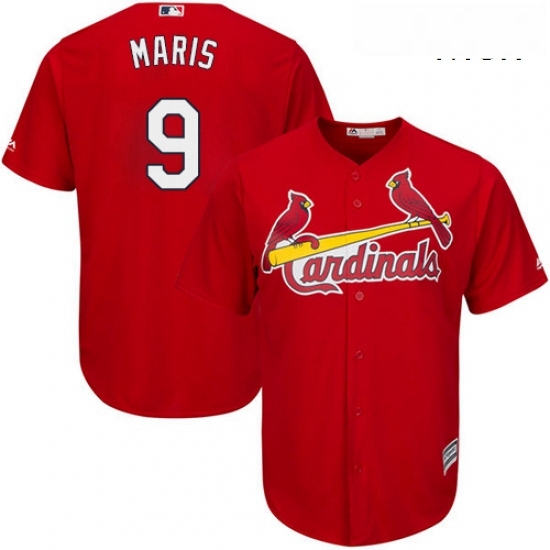 Mens Majestic St Louis Cardinals 9 Roger Maris Replica Red Alternate Cool Base MLB Jersey Mens Majestic St Louis Cardinals 9 Roger Maris Replica Red Alternate Cool Base MLB Jersey