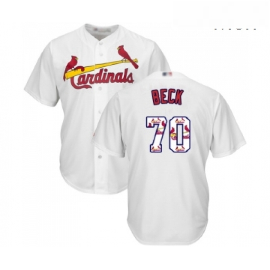 Mens St Louis Cardinals 70 Chris Beck Authentic White Team Logo Fashion Cool Base Baseball Jersey Mens St Louis Cardinals 70 Chris Beck Authentic White Team Logo Fashion Cool Base Baseball Jersey